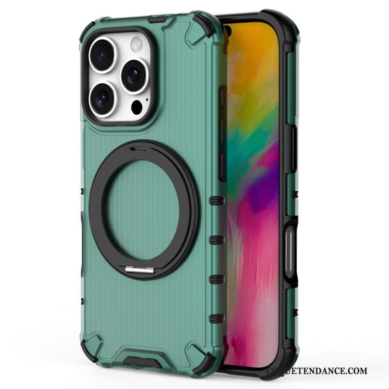 Coque iPhone 16 Pro Max Magnétique Support Rotatif