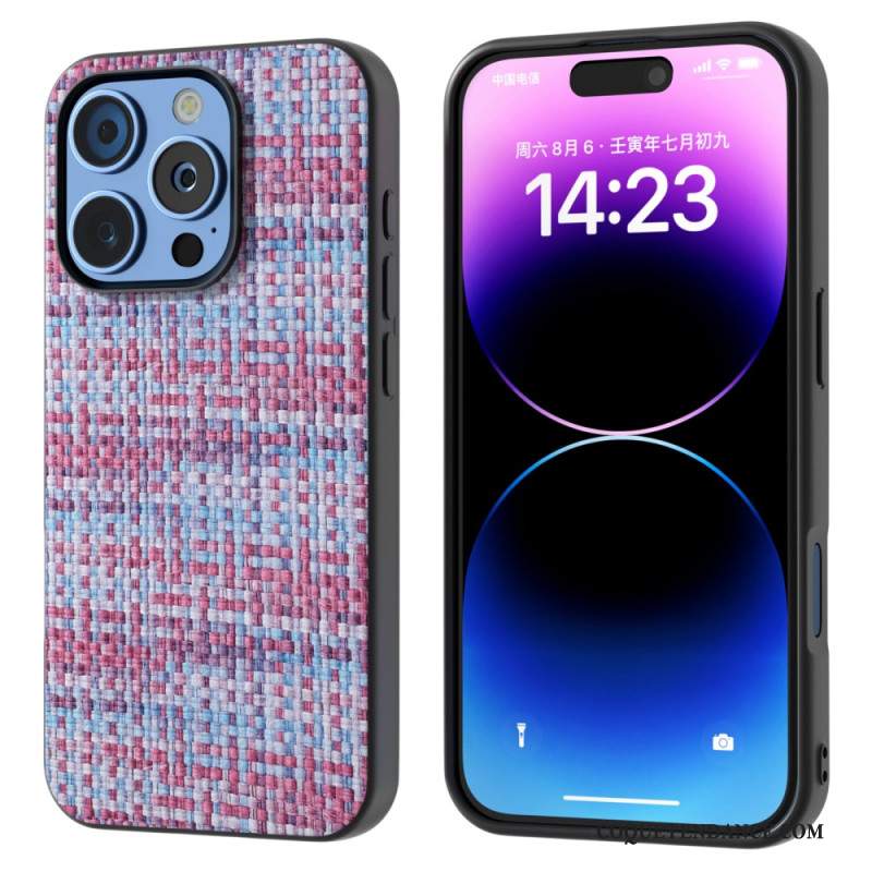 Coque iPhone 16 Pro Max Texture Plaid