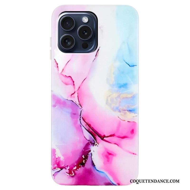 Coque iPhone 16 Pro Motif Marbré