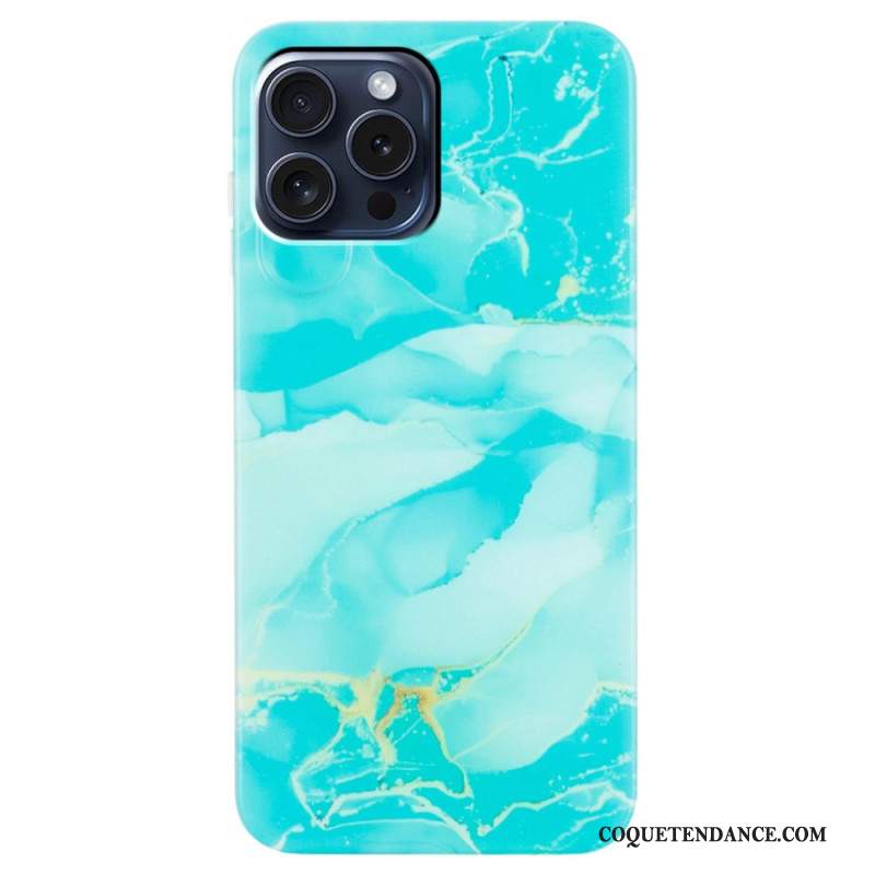 Coque iPhone 16 Pro Motif Marbré