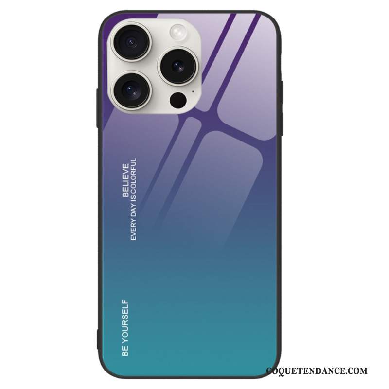 Coque iPhone 16 Pro Verre Trempé Be Yourself