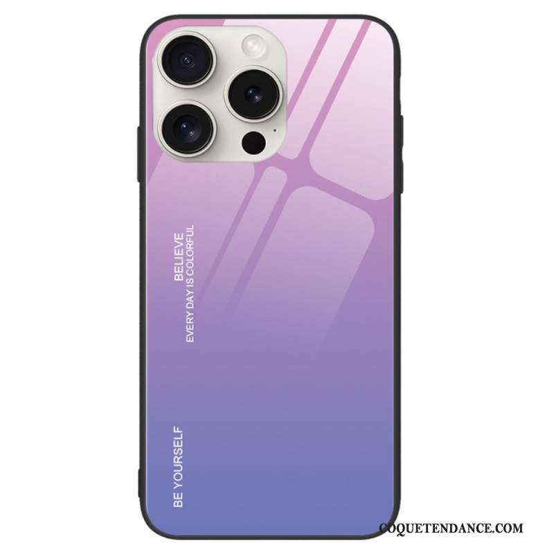 Coque iPhone 16 Pro Verre Trempé Be Yourself