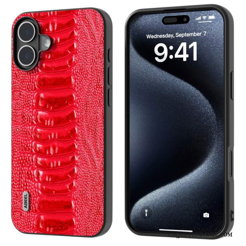 Coque iPhone 16 Style Crocodile