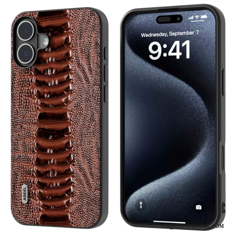 Coque iPhone 16 Style Crocodile