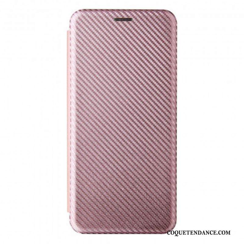 Flip Cover Motorola Edge 20 Lite Silicone Carbone Coloré