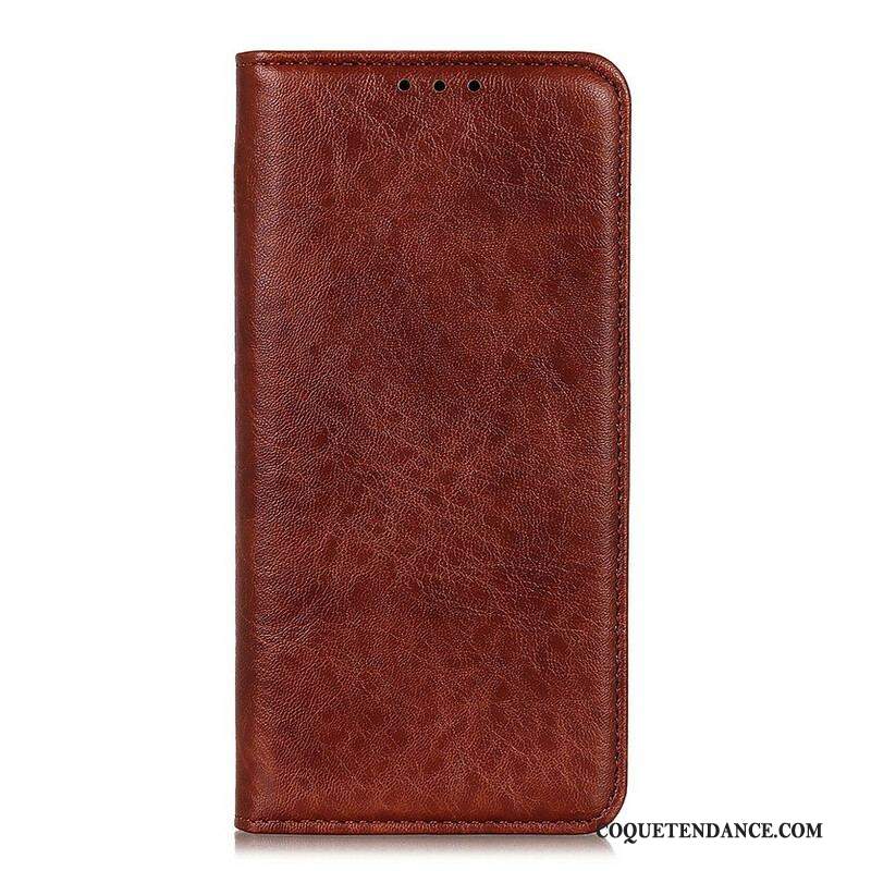 Flip Cover Samsung Galaxy A12 / M12 Style Cuir Fendu