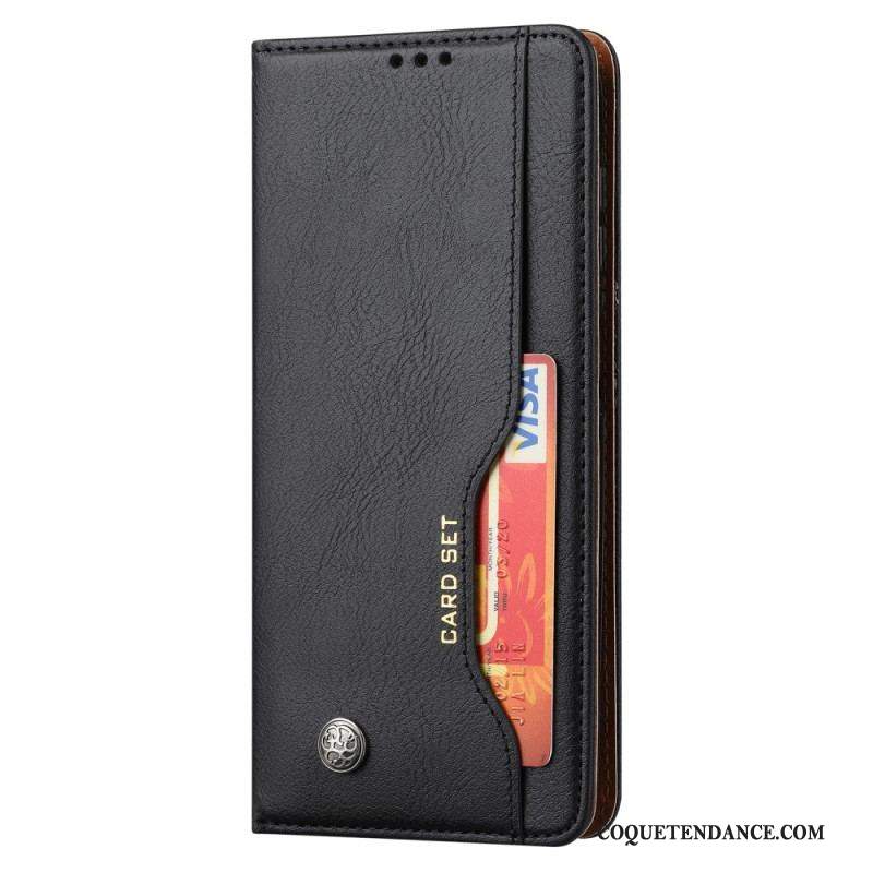 Flip Cover Samsung Galaxy A14 5G Simili Cuir Porte-Cartes