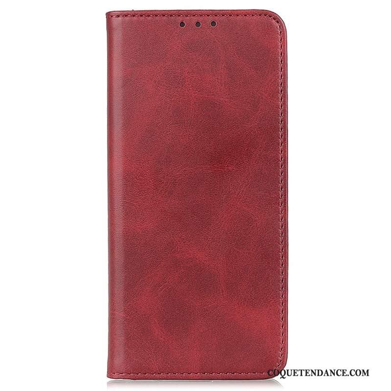 Flip Cover Samsung Galaxy A15 Cuir Fendu