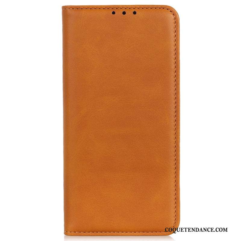 Flip Cover Samsung Galaxy A15 Cuir Fendu