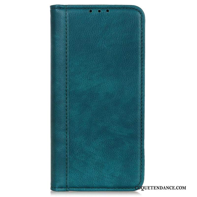 Flip Cover Samsung Galaxy A16 4G / 5G Cuir Fendu