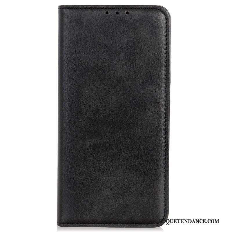 Flip Cover Samsung Galaxy A16 4G / 5G Cuir Fendu Classique