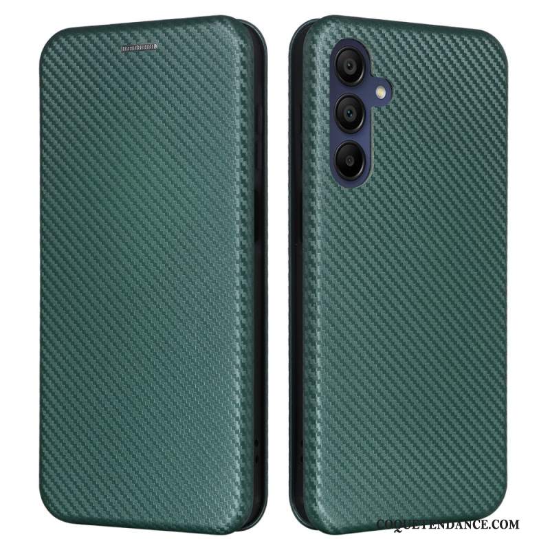 Flip Cover Samsung Galaxy A16 4G / 5G Fibre Carbone