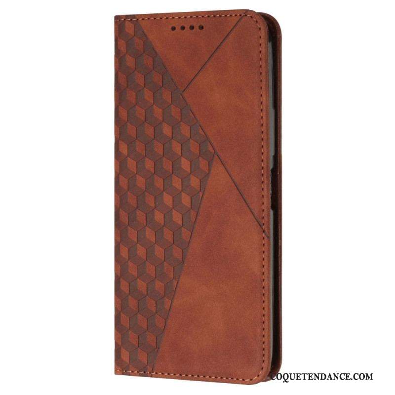 Flip Cover Samsung Galaxy A54 5G Style Cuir Motif 3D