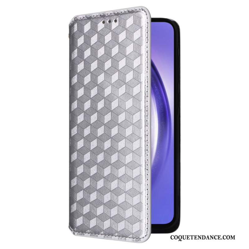 Flip Cover Samsung Galaxy A55 5G Losanges 3D