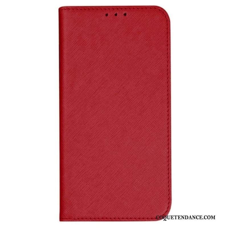 Flip Cover Samsung Galaxy A55 5G Texture Croisée