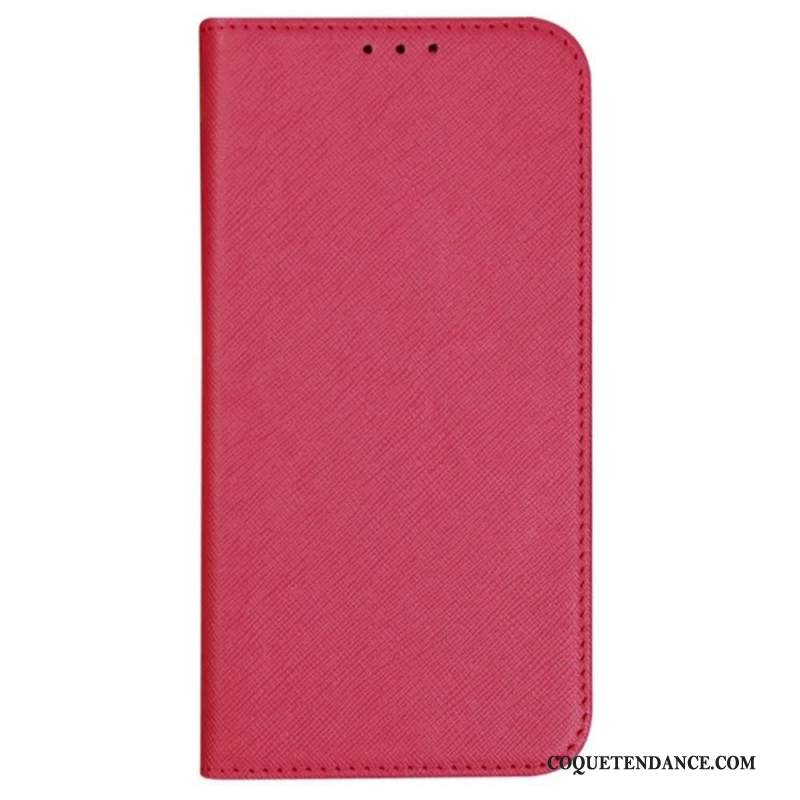 Flip Cover Samsung Galaxy A55 5G Texture Croisée