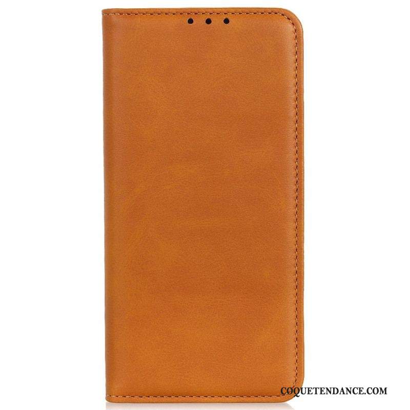 Flip Cover Samsung Galaxy M13 5G Cuir Fendu