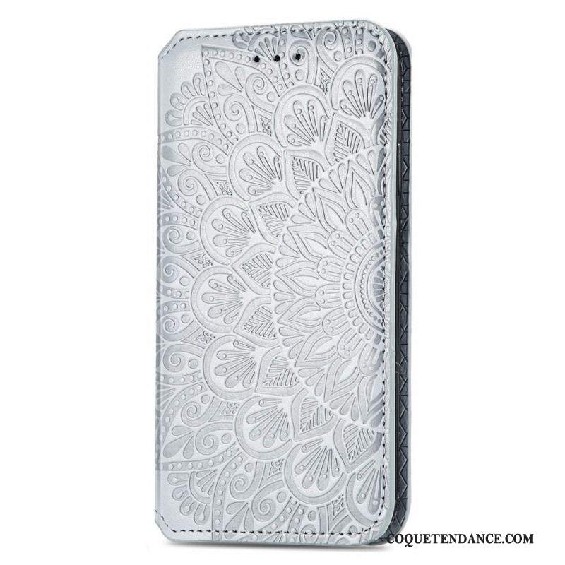 Flip Cover Samsung Galaxy M52 5G Simili Cuir Antiquaire