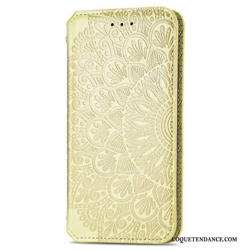 Flip Cover Samsung Galaxy M52 5G Simili Cuir Antiquaire