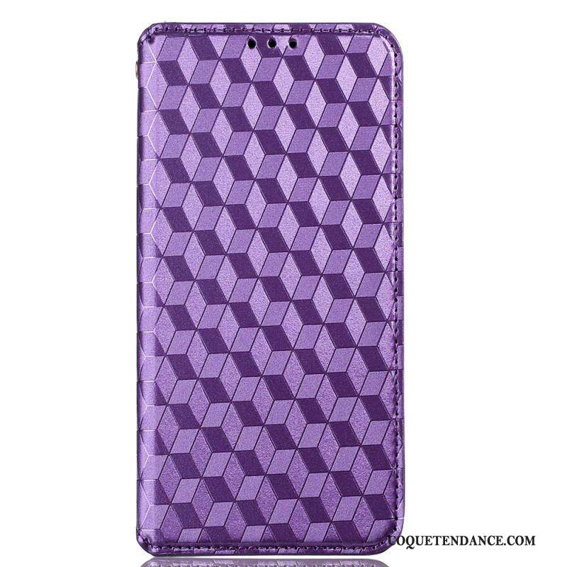 Flip Cover Samsung Galaxy M53 5G Cubes 3D