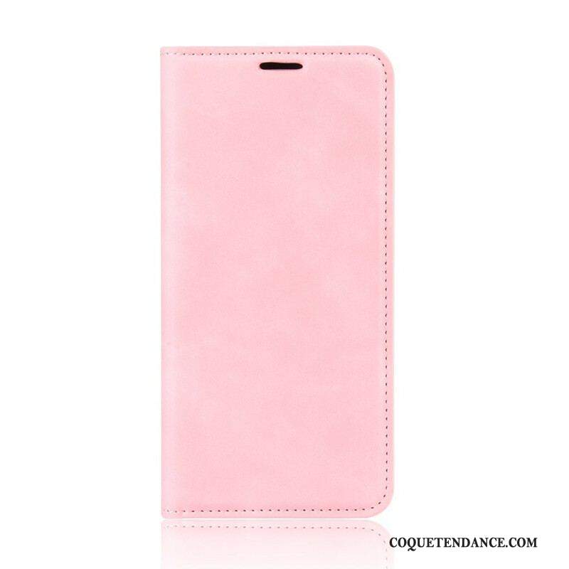 Flip Cover Samsung Galaxy S20 FE Effet Cuir Douceur