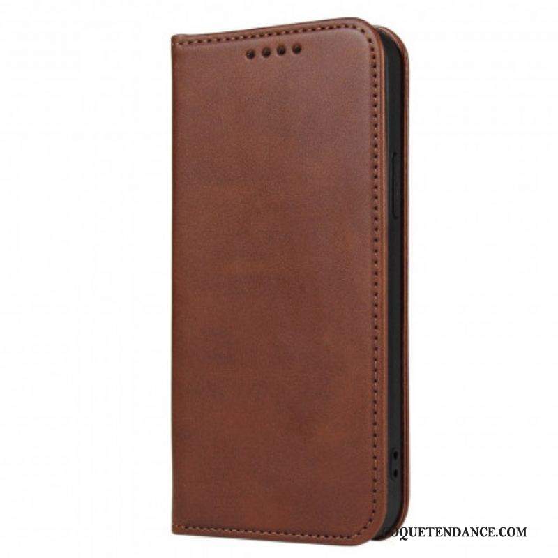 Flip Cover Samsung Galaxy S21 5G Effet Cuir Business Style