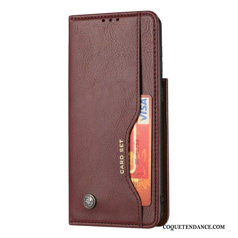 Flip Cover Samsung Galaxy S21 5G Simili Cuir Porte-Cartes