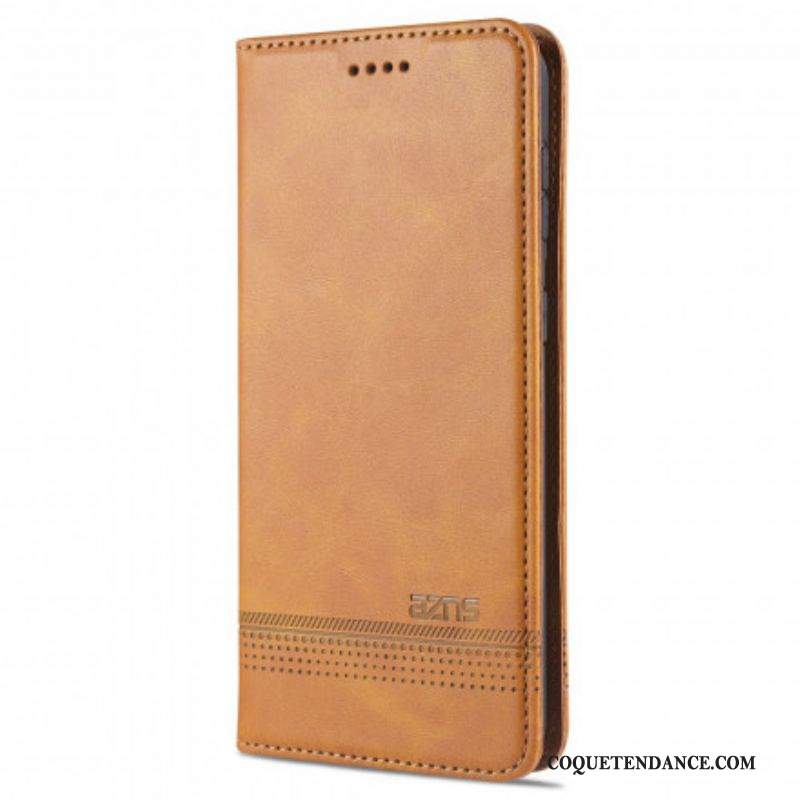 Flip Cover Samsung Galaxy S21 5G Style Cuir AZNS