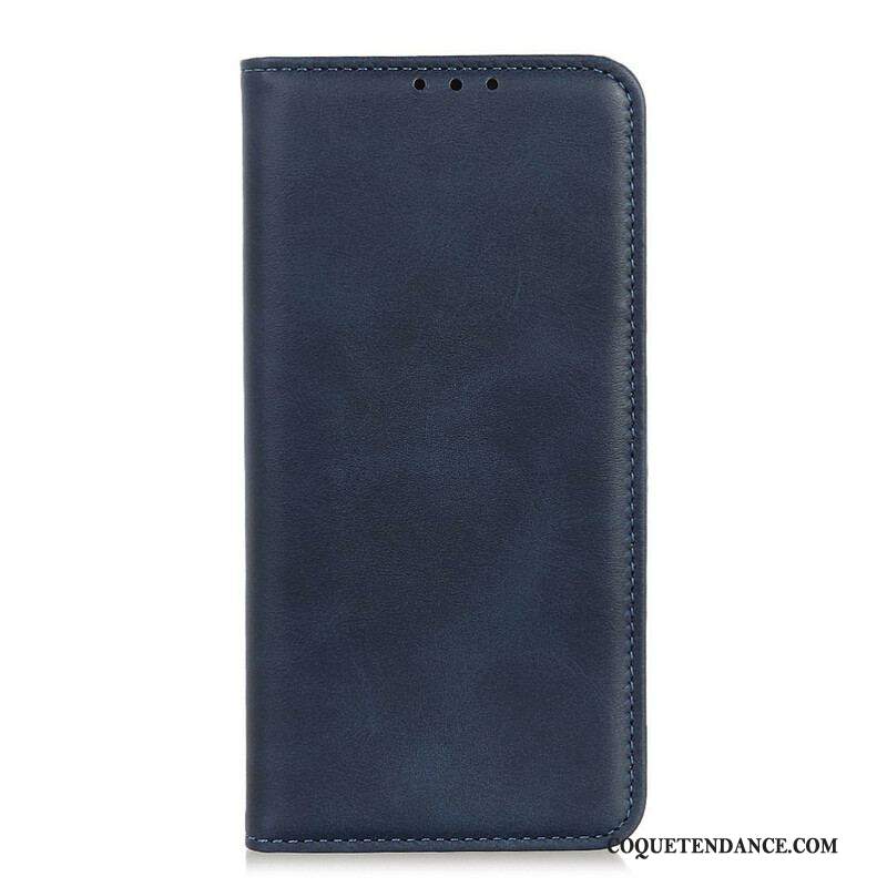 Flip Cover Samsung Galaxy S21 FE Cuir Fendu