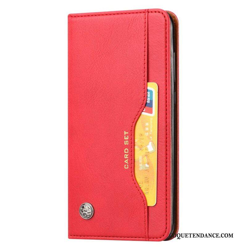 Flip Cover Samsung Galaxy S21 FE Simili Cuir Porte-Cartes