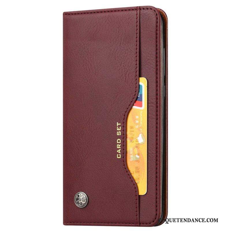 Flip Cover Samsung Galaxy S21 FE Simili Cuir Porte-Cartes