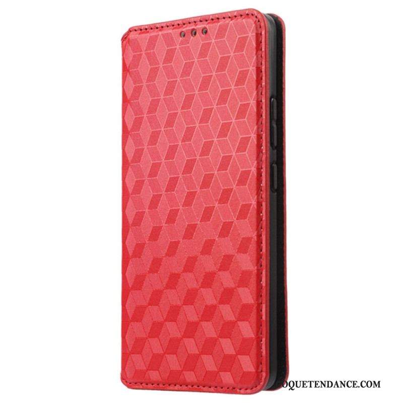 Flip Cover Samsung Galaxy S23 5G Motif 3D