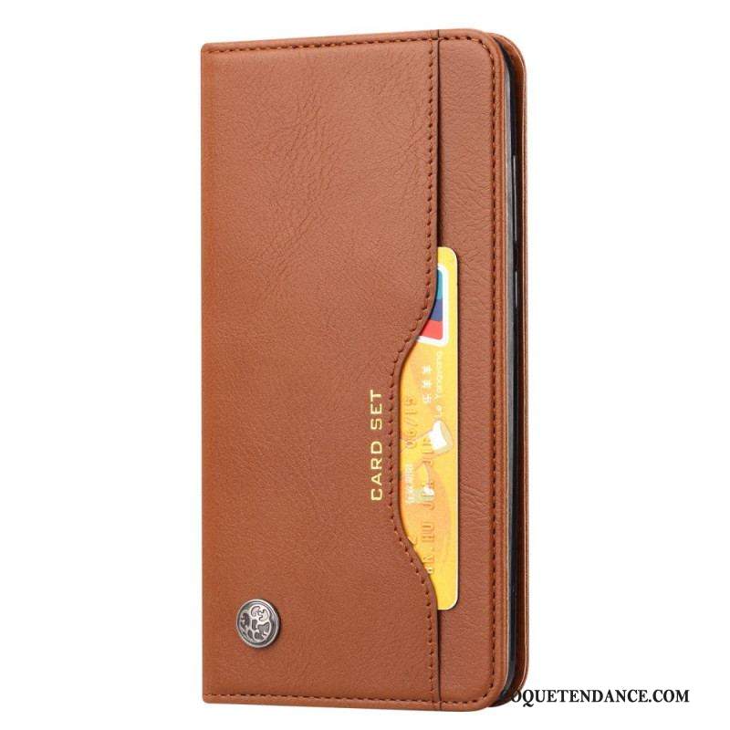 Flip Cover Samsung Galaxy S23 5G Simili Cuir Porte-Cartes