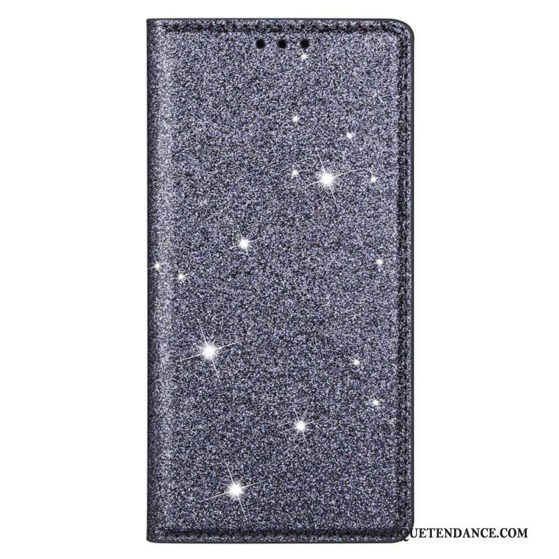 Flip Cover Samsung Galaxy S23 5G Style Paillettes