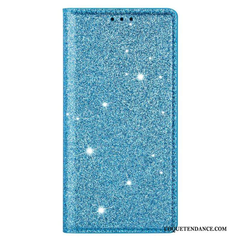 Flip Cover Samsung Galaxy S23 5G Style Paillettes