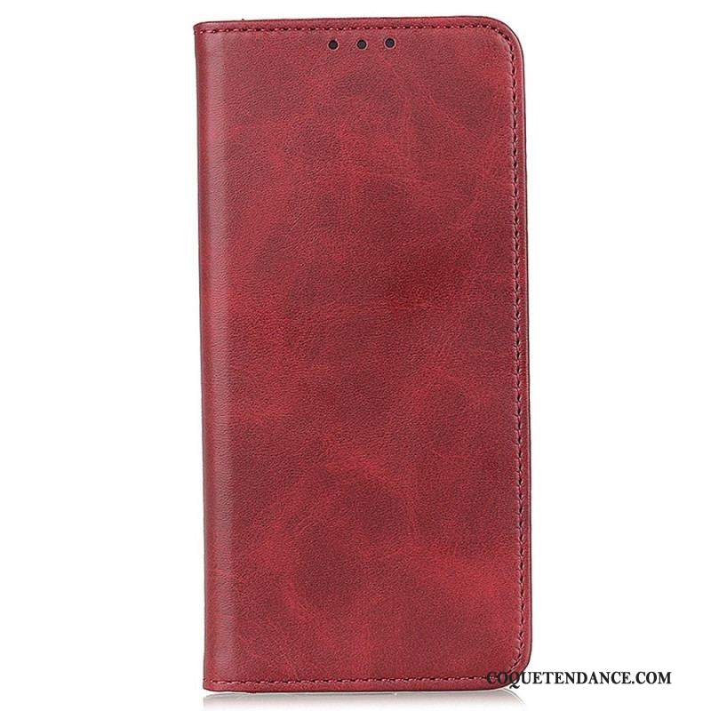 Flip Cover Samsung Galaxy S23 Plus 5G Cuir Fendu