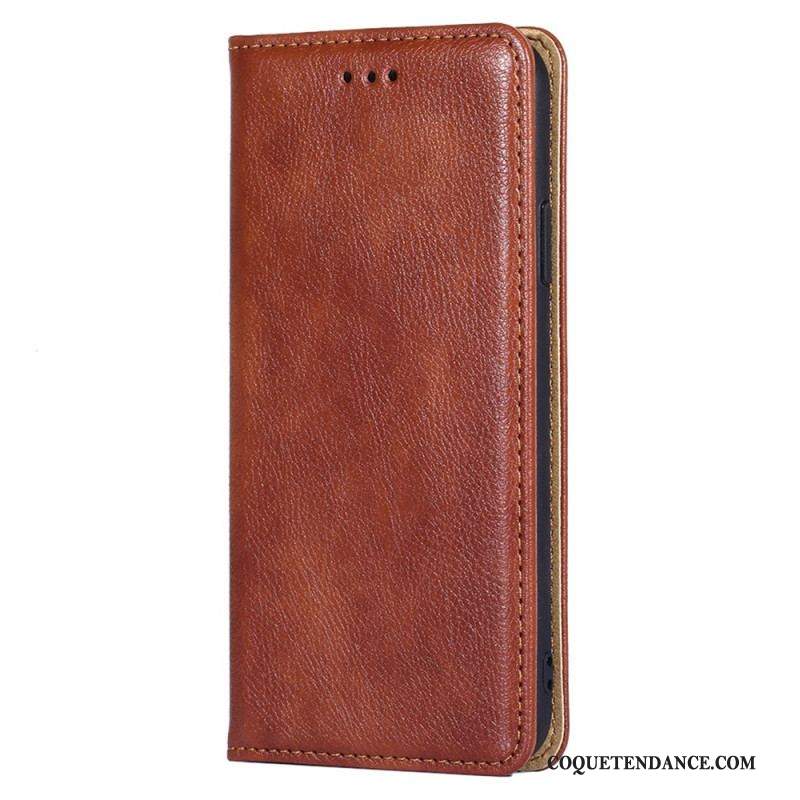 Flip Cover Samsung Galaxy S23 Plus 5G Simili Cuir Coutures