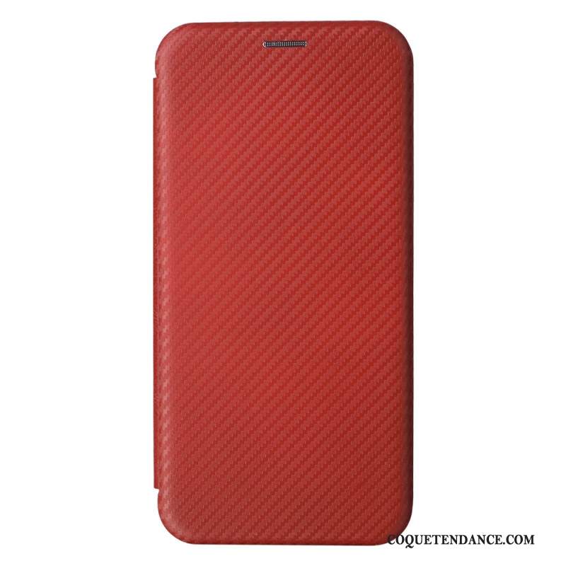 Flip Cover Samsung Galaxy S24 5G Fibre Carbone