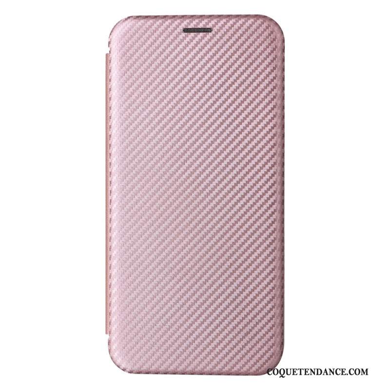 Flip Cover Samsung Galaxy S24 5G Fibre Carbone