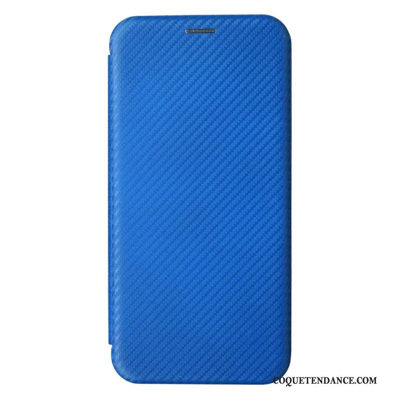 Flip Cover Samsung Galaxy S24 5G Fibre Carbone