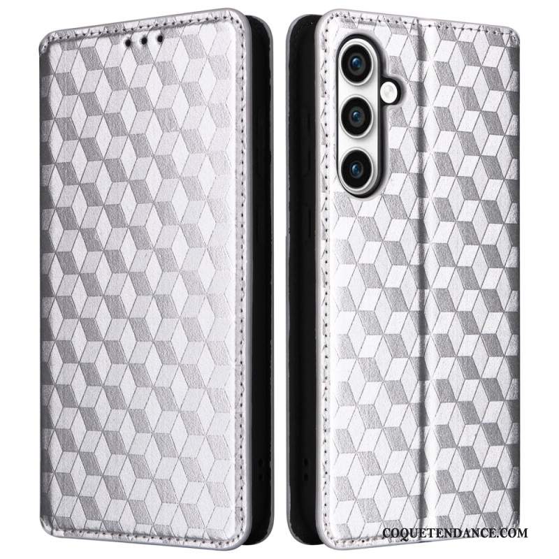 Flip Cover Samsung Galaxy S24 FE Motif Losanges