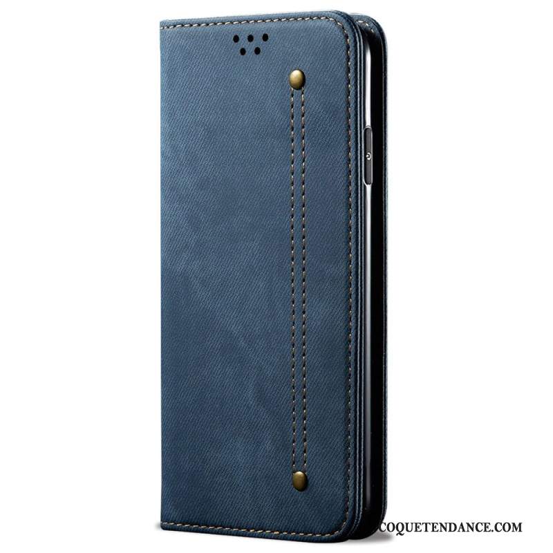 Flip Cover Samsung Galaxy S24 Plus 5G Texture Jeans