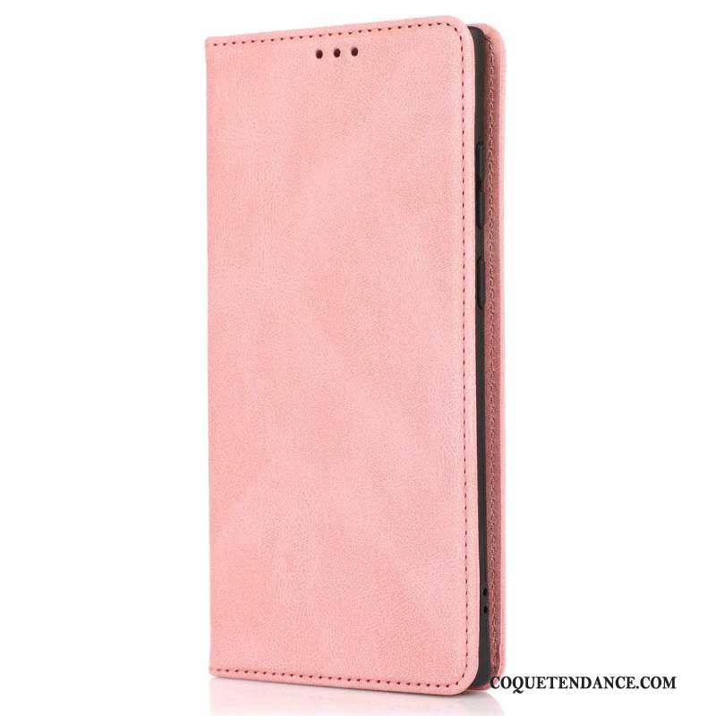 Flip Cover Samsung Galaxy S24 Ultra 5G Effet Daim