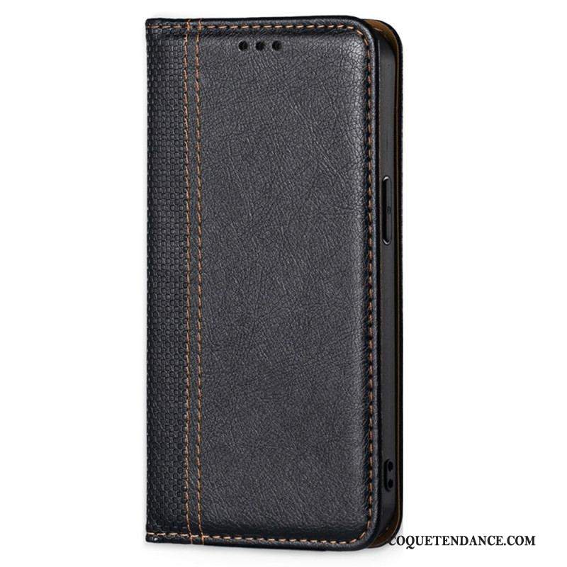 Flip Cover Sony Xperia 1 IV Simili Cuir Vintage