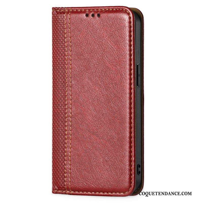 Flip Cover Sony Xperia 1 IV Simili Cuir Vintage