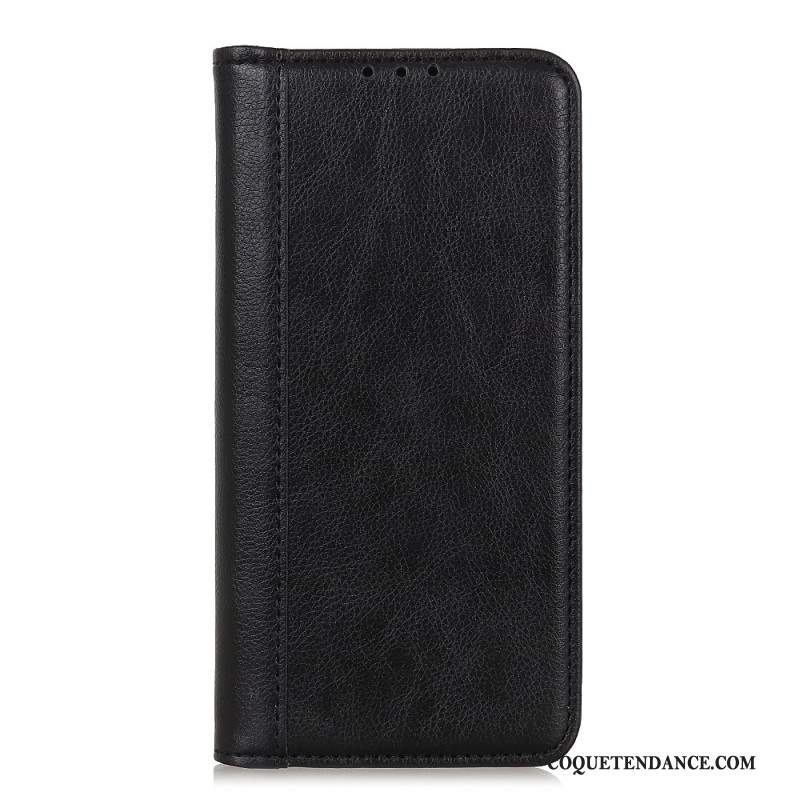 Flip Cover Sony Xperia 1 VI Cuir Fendu Vintage