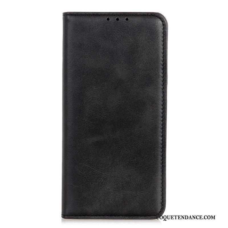 Flip Cover Sony Xperia 10 IV Cuir Fendu