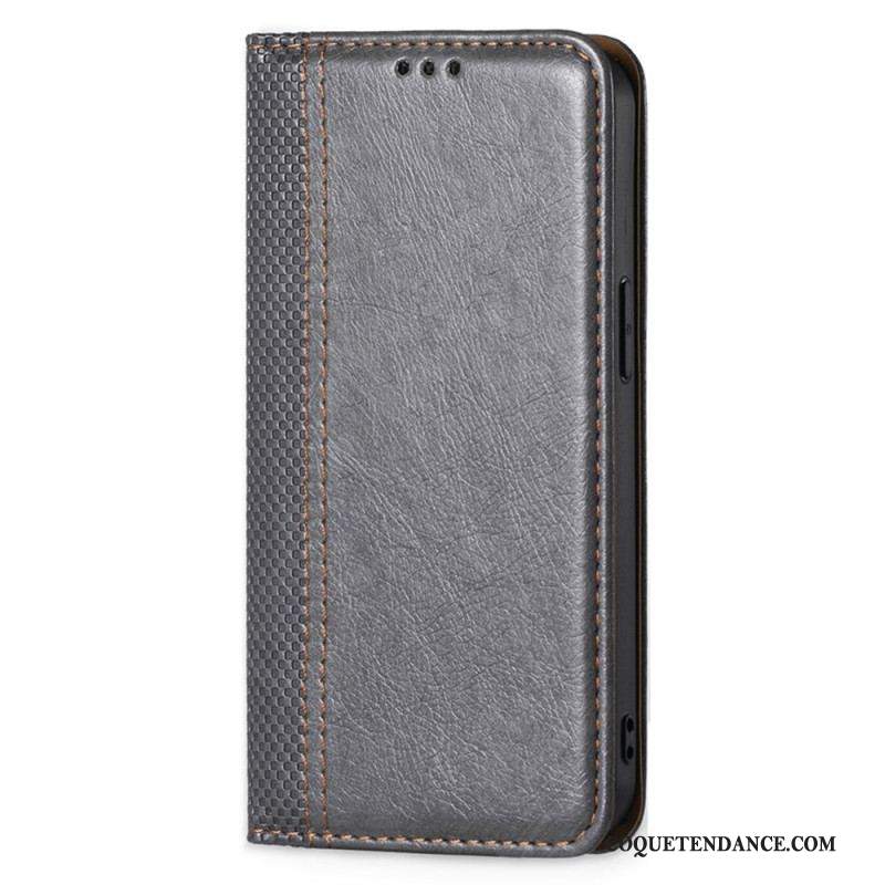 Flip Cover Sony Xperia 10 IV Simili Cuir Vintage