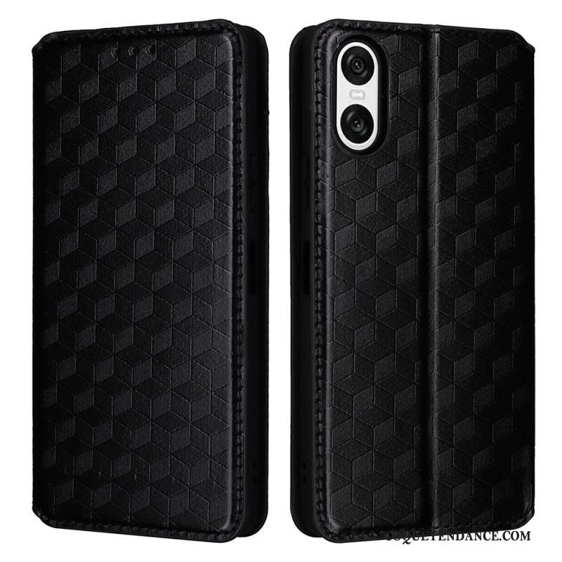 Flip Cover Sony Xperia 10 VI Losanges 3D