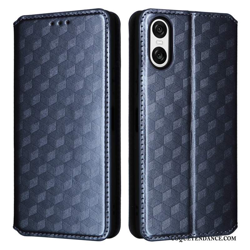 Flip Cover Sony Xperia 10 VI Losanges 3D